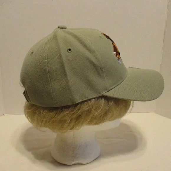 Santo Cap Rodeo Bull Cowgirl NEW Tan Brown Black Embroidered Vintage 1997 Hat - Picture 4 of 10